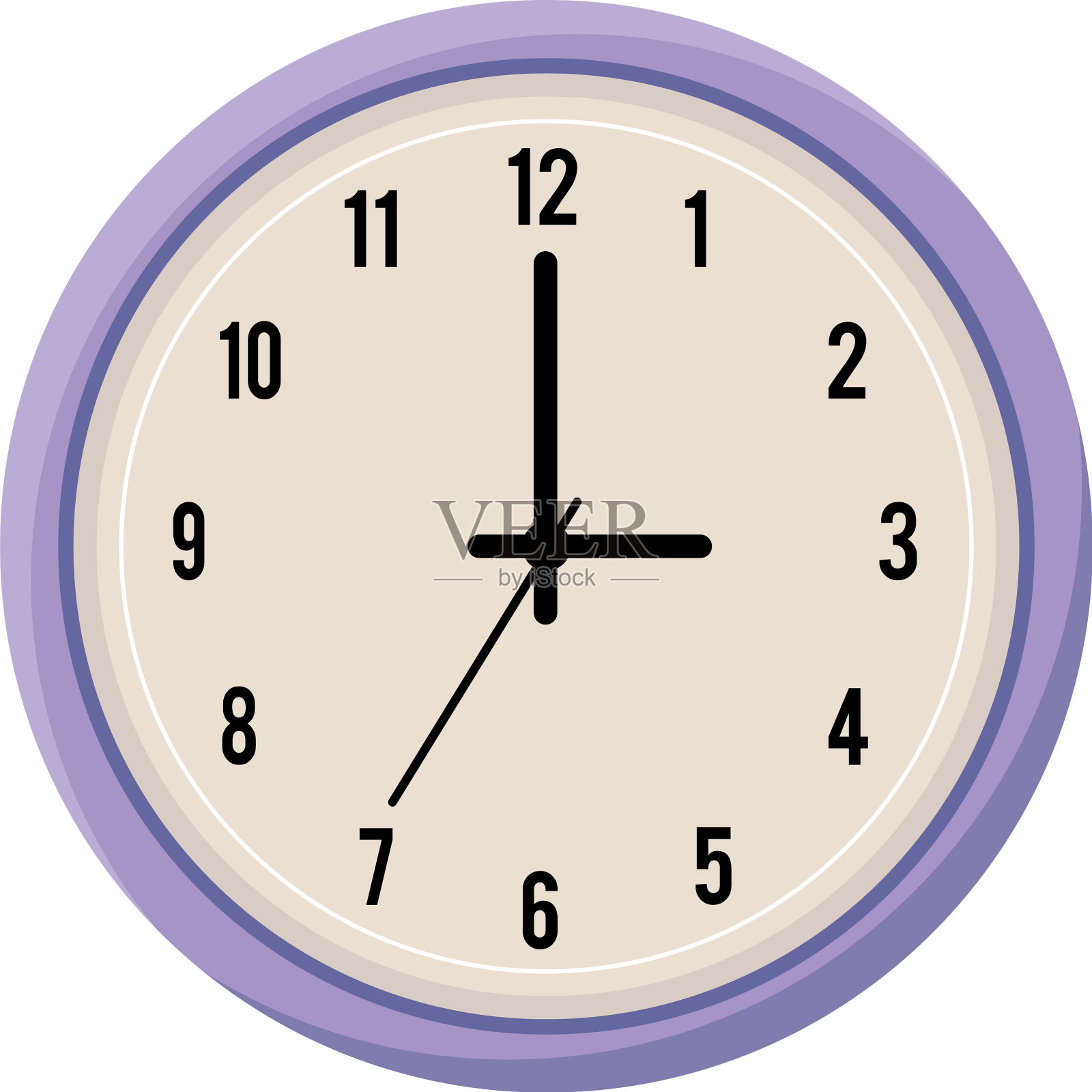 丁香墙表插画图片素材