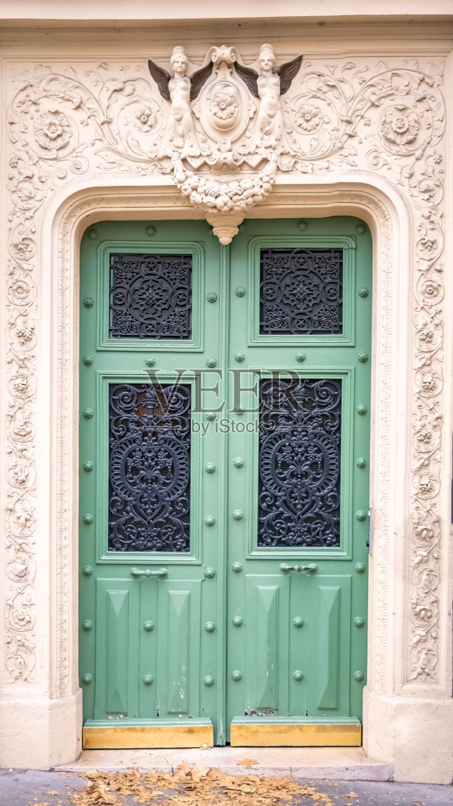 巴黎,一个古老的门,典型的建筑照片摄影图片