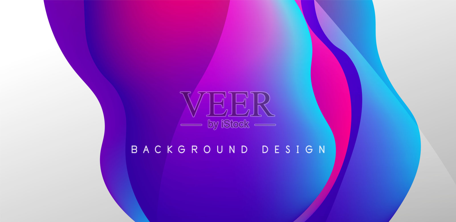 摘要背景流体气泡和波元素。模板封面,模板,传单,标语牌,小册子,横幅插画图片素材