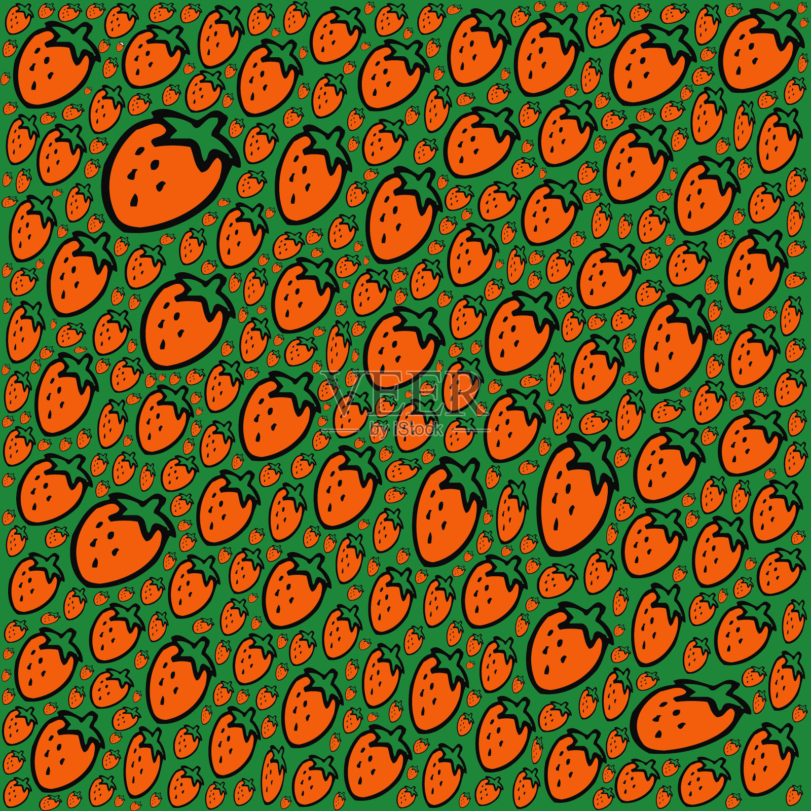 草莓插画图片素材