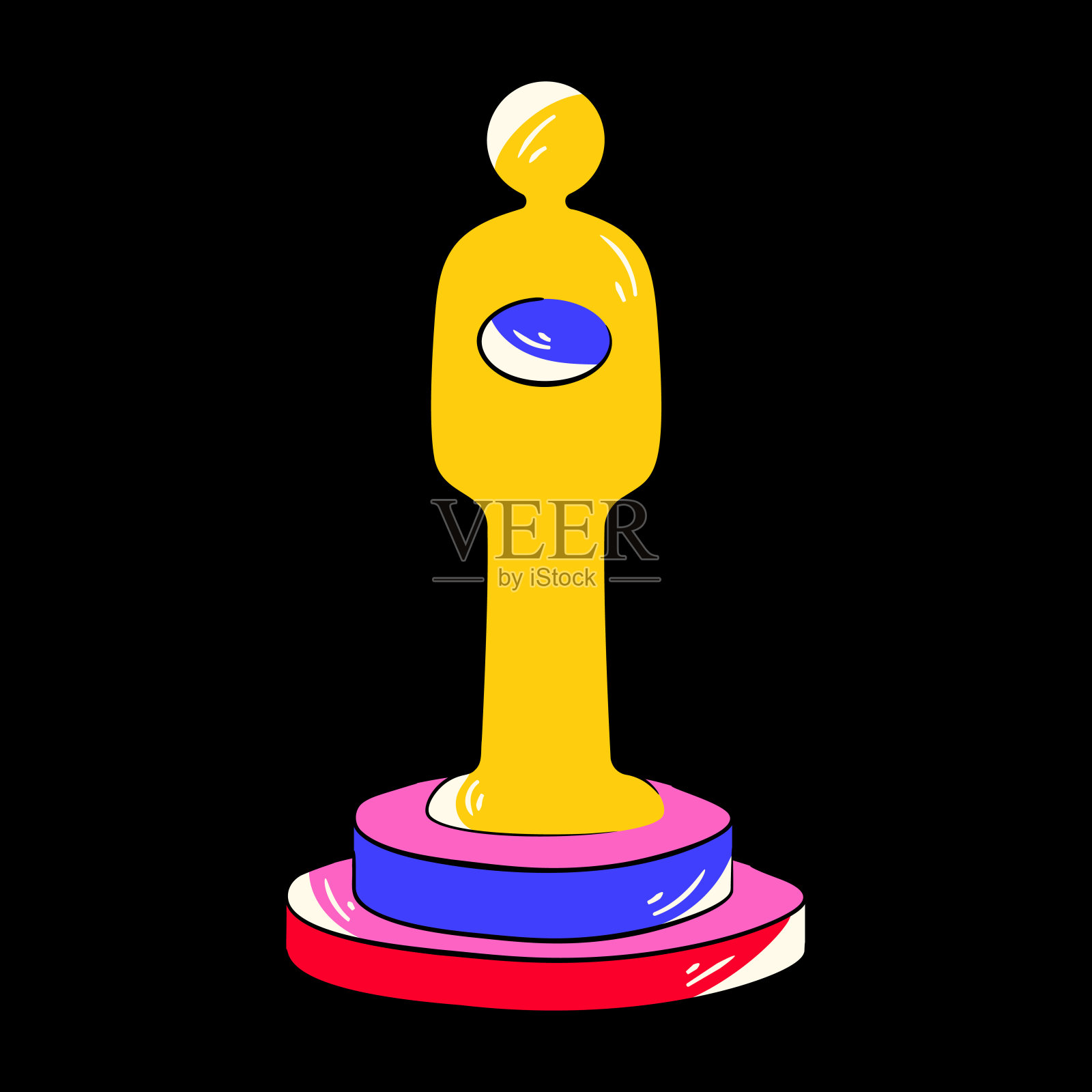 奖插画图片素材