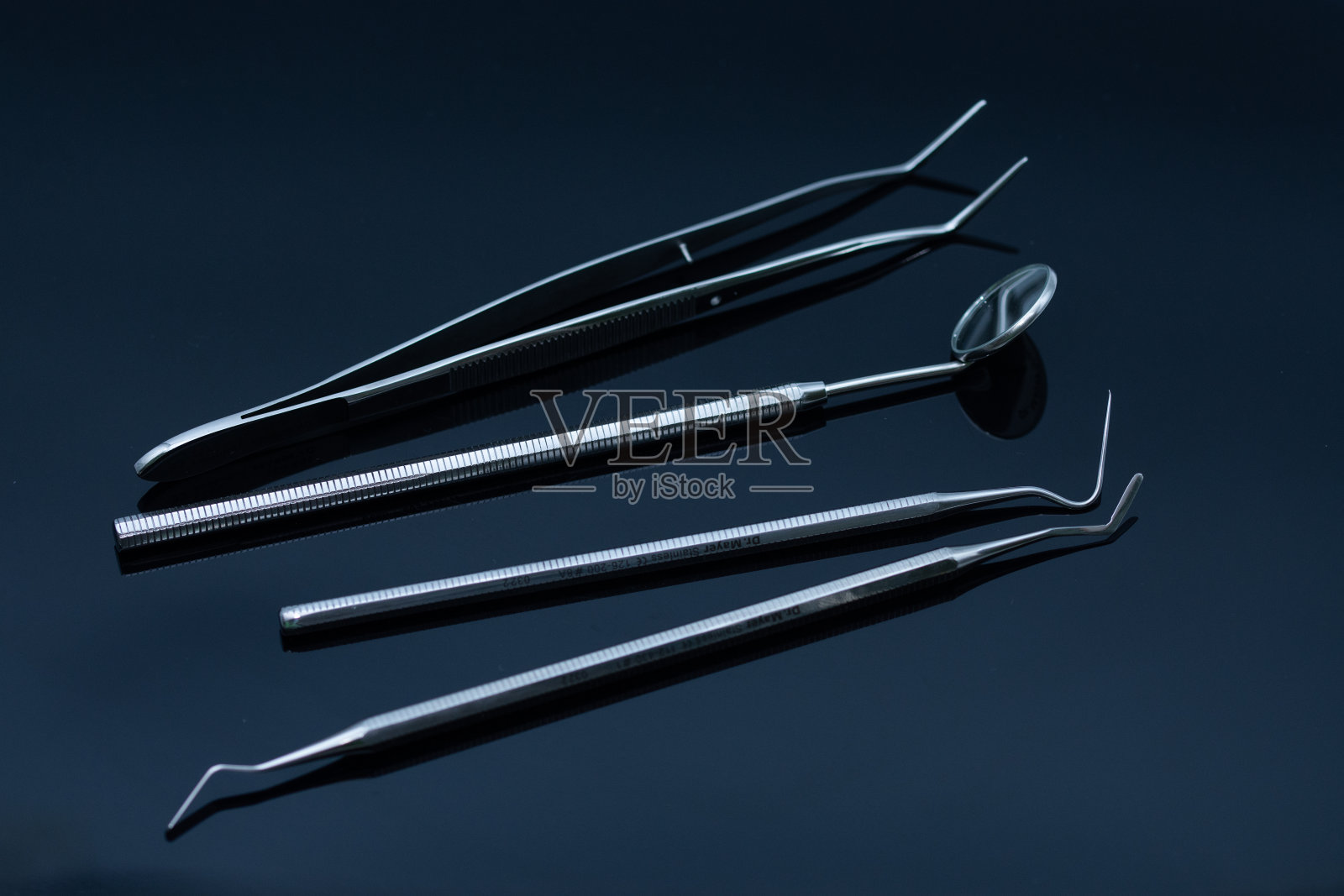 不锈钢非无菌牙科咨询包,牙科咨询包,无菌,3个一次性组件照片摄影图片