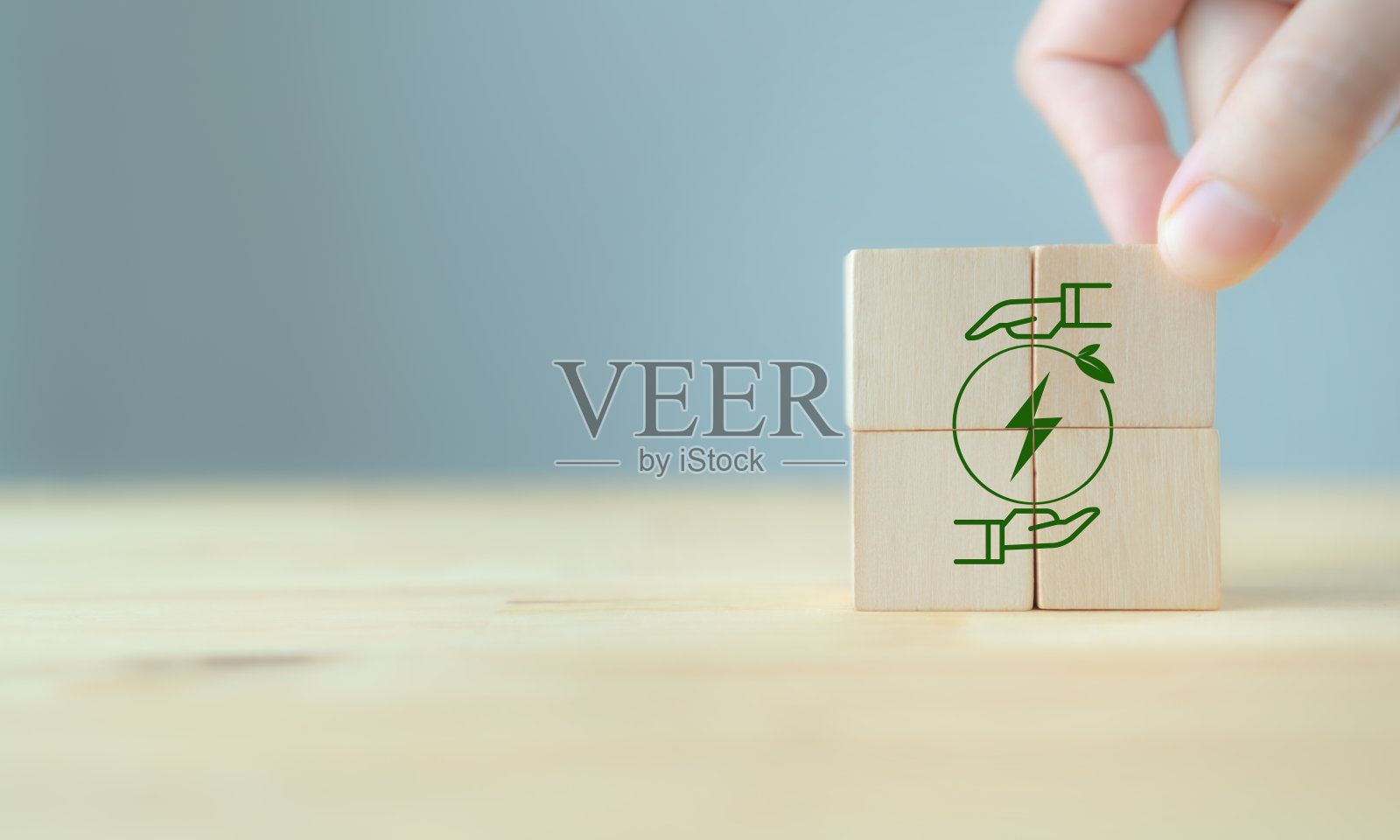 可再生和可持续能源。可持续发展目标和战略。生态理念,生态,清洁能源,环保。照片摄影图片