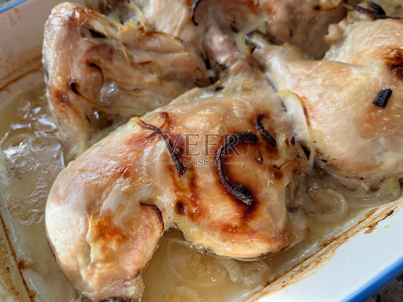 烤鸡腿特写照片摄影图片