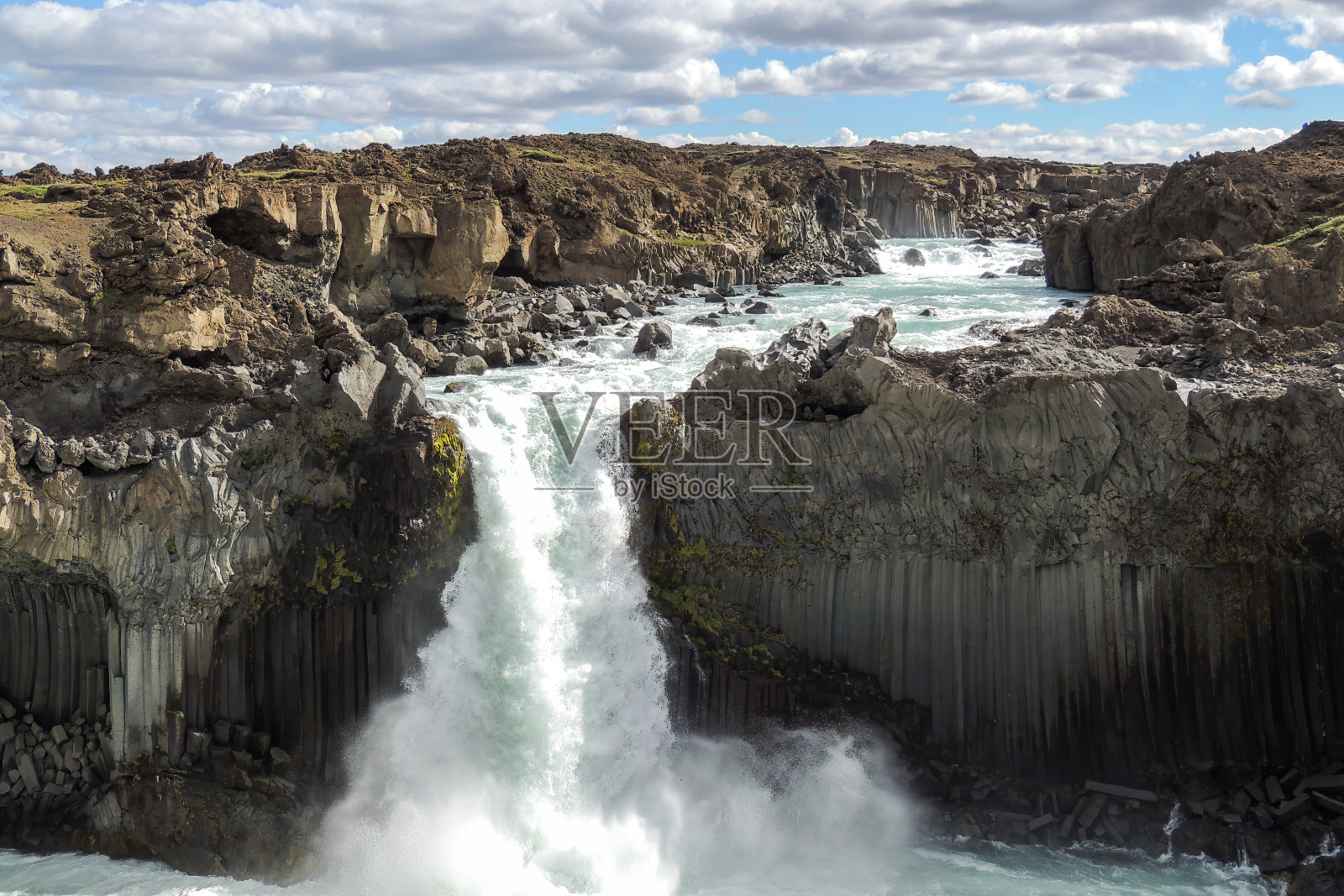 冰岛Aldeyjarfoss风景照片摄影图片