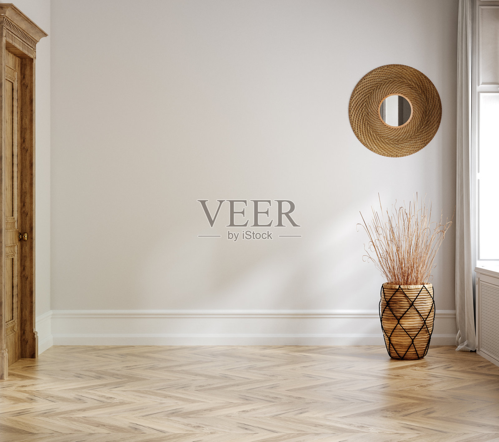 空房内墙模型照片摄影图片