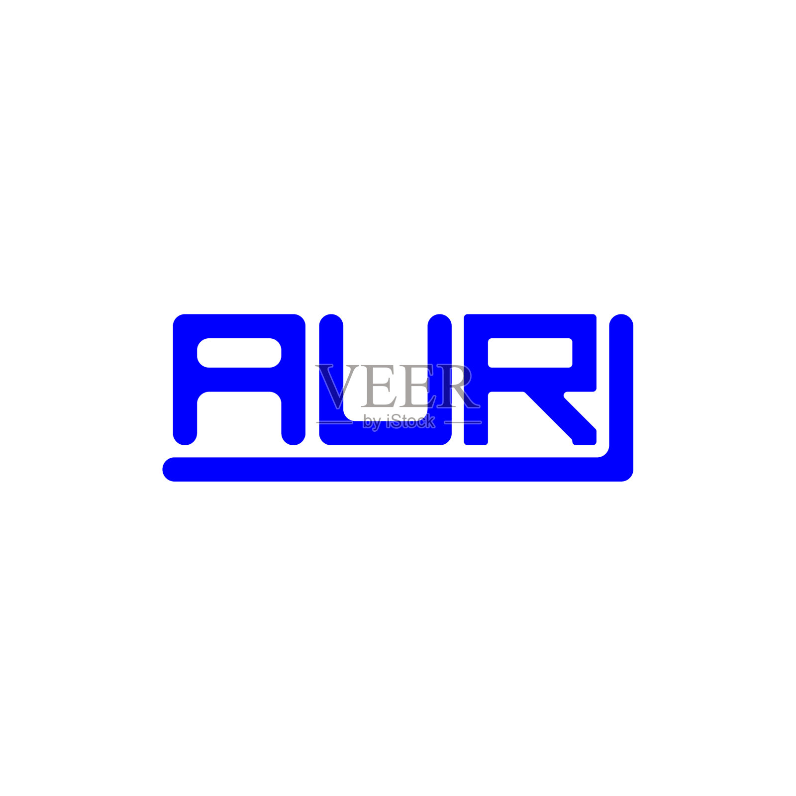 Aur字母标志的创意设计与图形Aur插画图片素材
