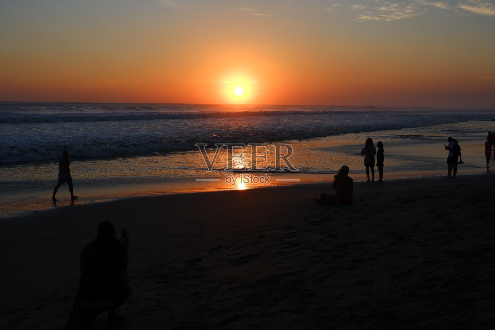 日落的活动照片摄影图片