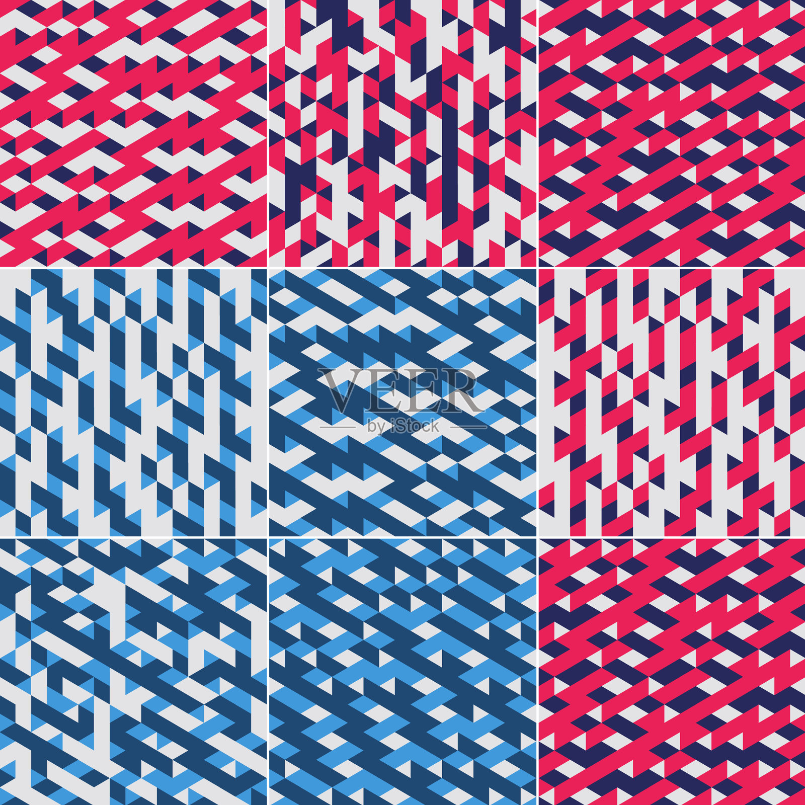 现代抽象封面集最小的设计设计模板素材