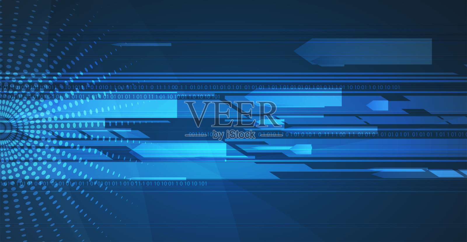 新的未来技术概念抽象背景插画图片素材