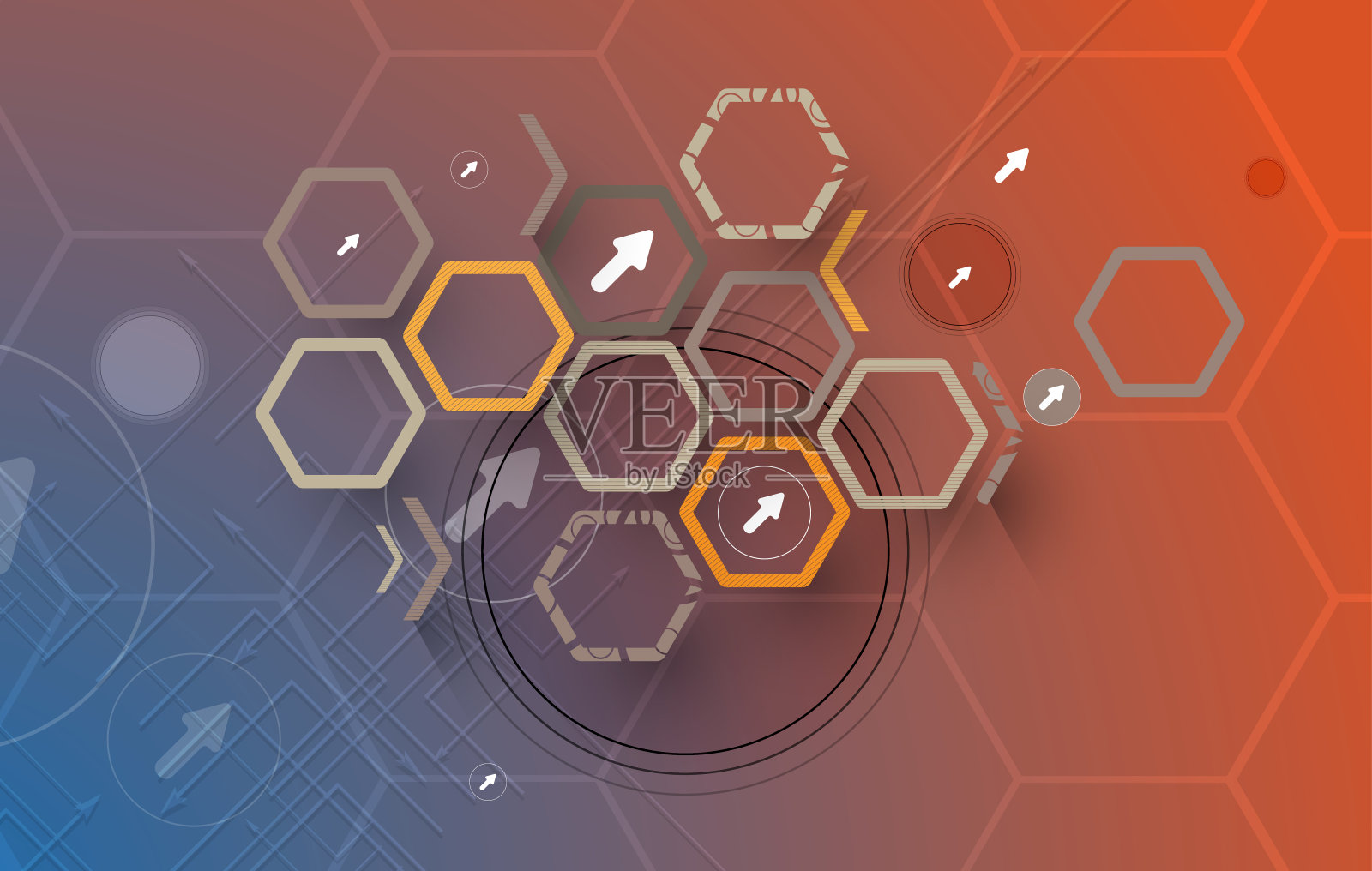 新技术业务背景插画图片素材