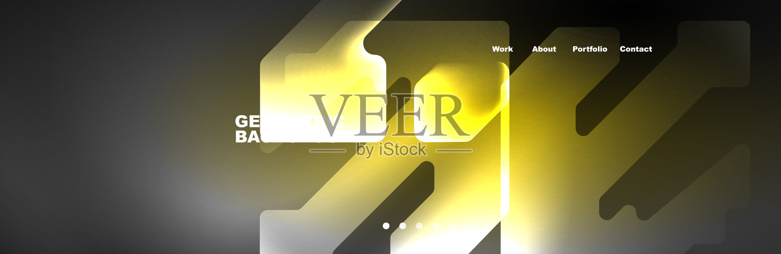 霓虹灯高速发光技术抽象插画图片素材