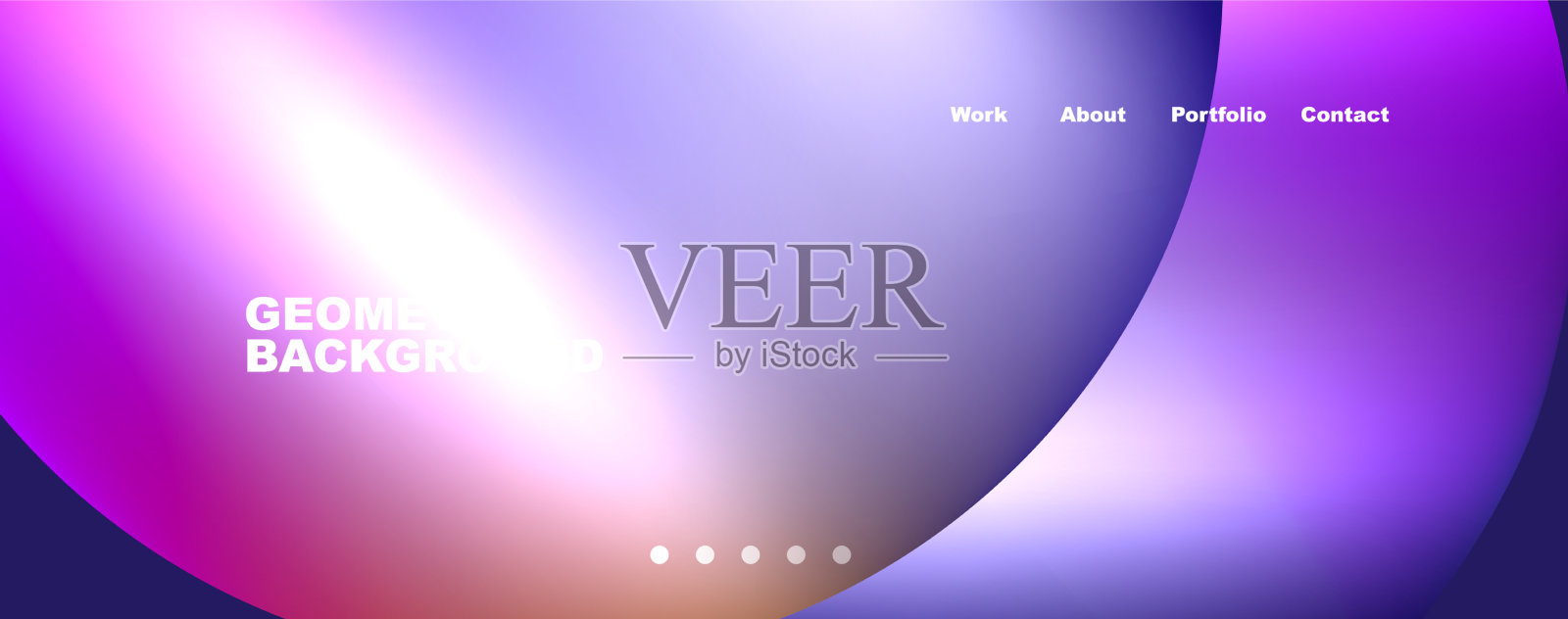 圆形和圆形几何抽象插画图片素材