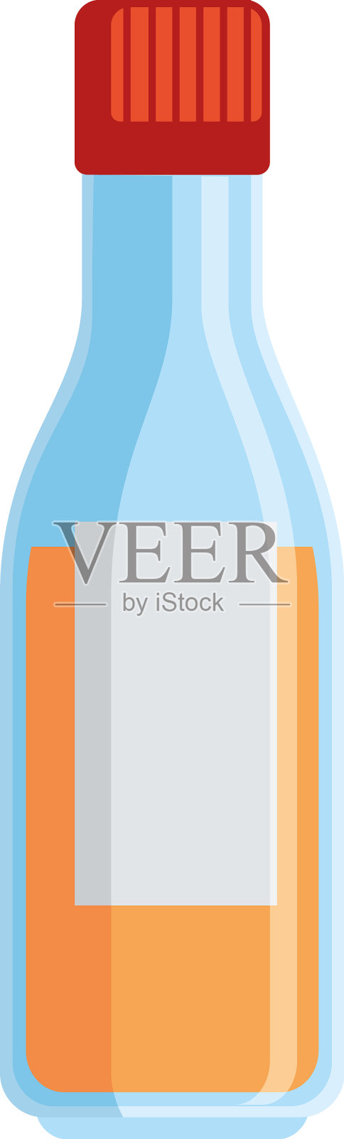 泰式酒瓶设计元素图片