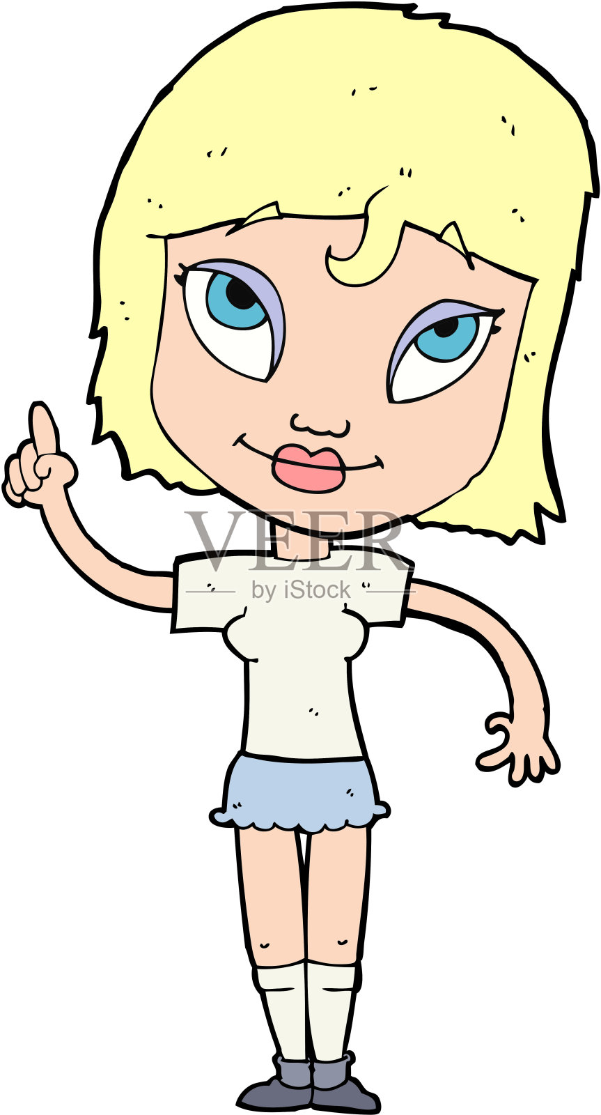 有创意的卡通女人设计元素图片