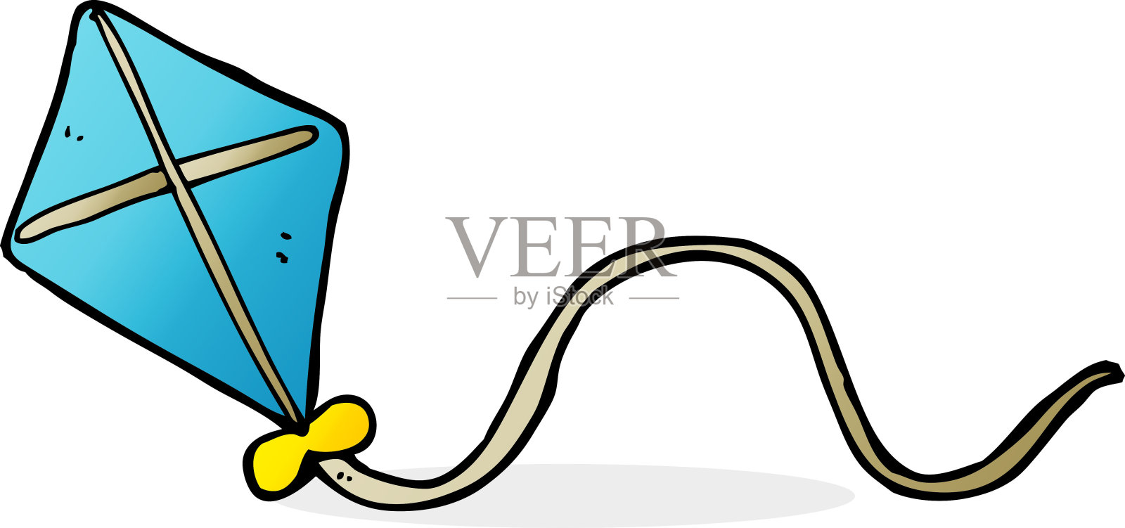 卡通的风筝插画图片素材