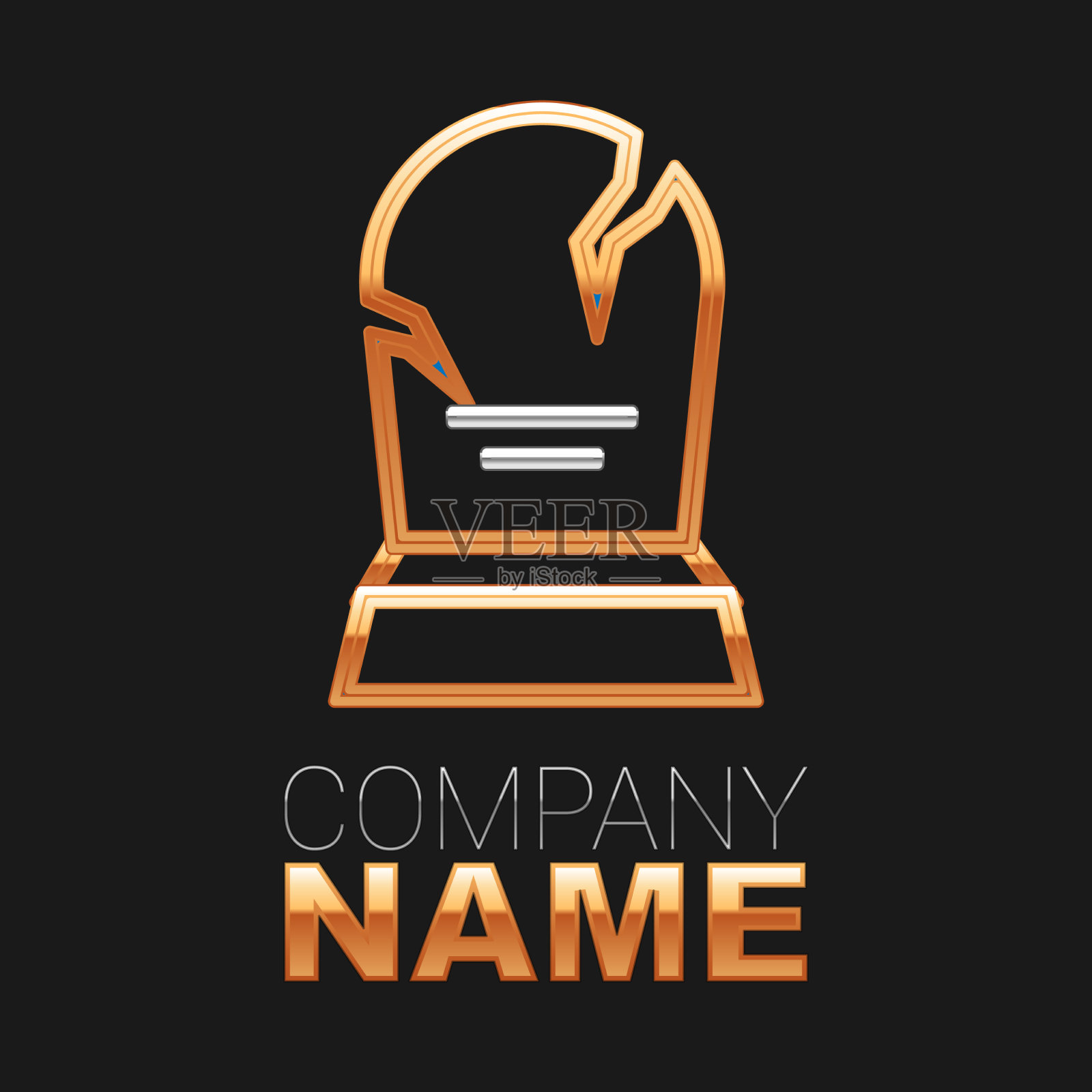 线墓碑与rip写在它的图标插画图片素材