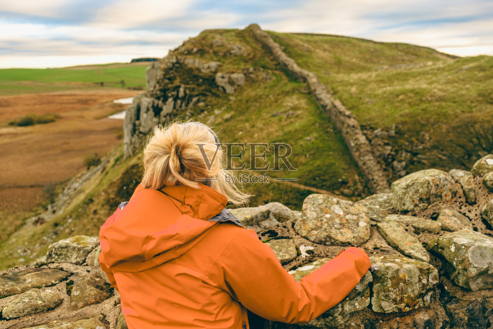行走哈德良长城,英格兰照片摄影图片