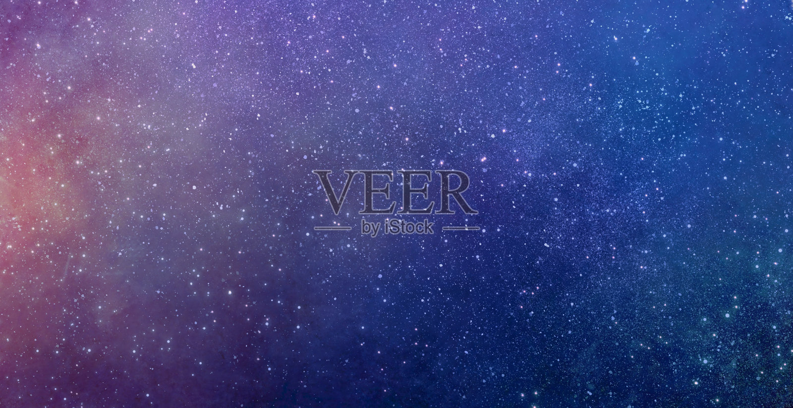 星空背景的插图,无数的星星闪烁微妙插画图片素材