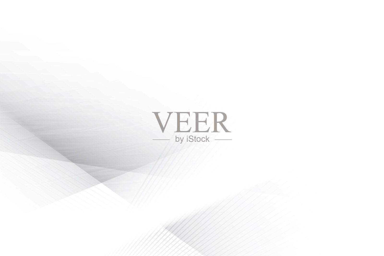 抽象的白色和灰色的颜色,现代的设计背景与几何形状。矢量插图。插画图片素材