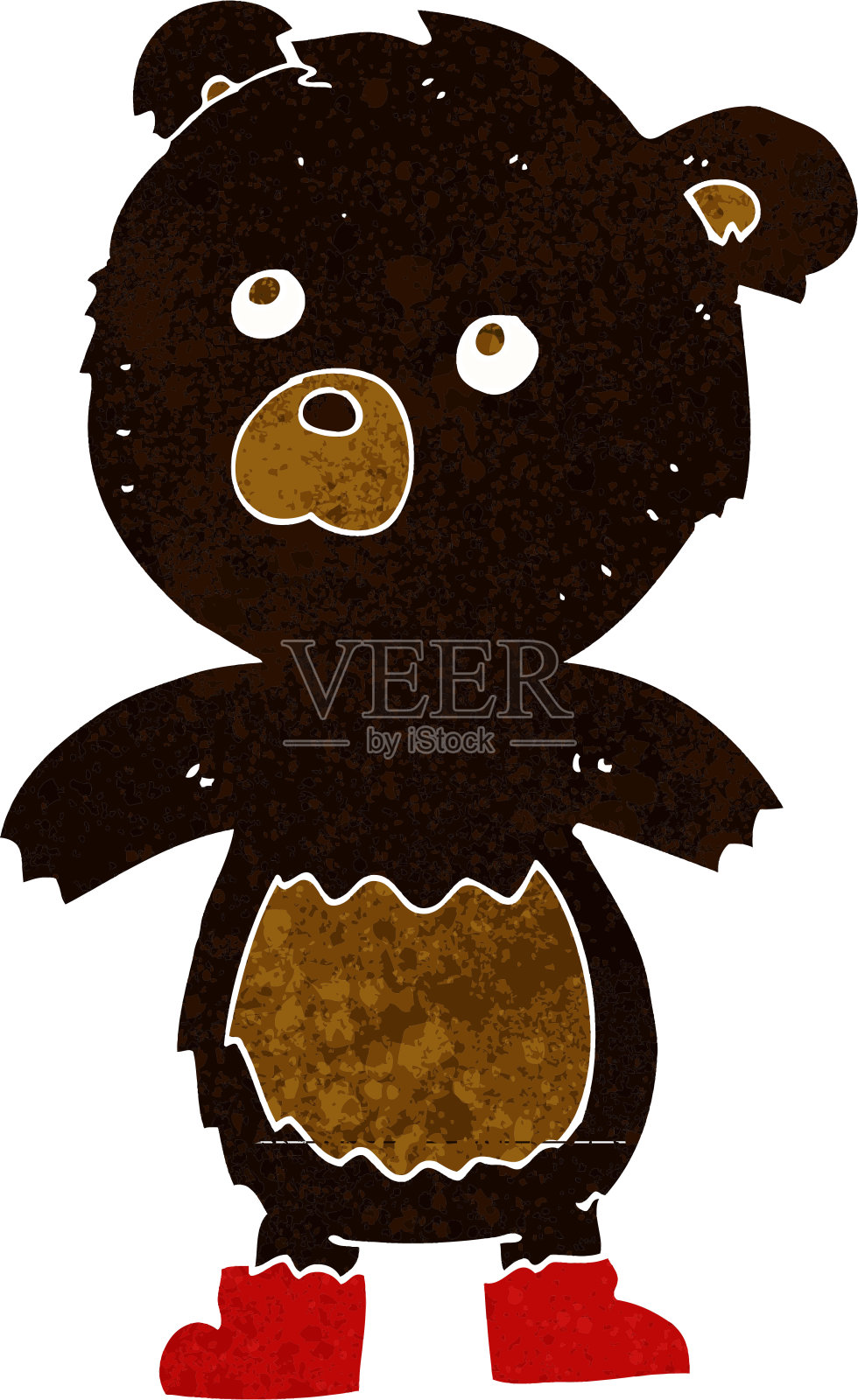 卡通可爱小熊插画图片素材