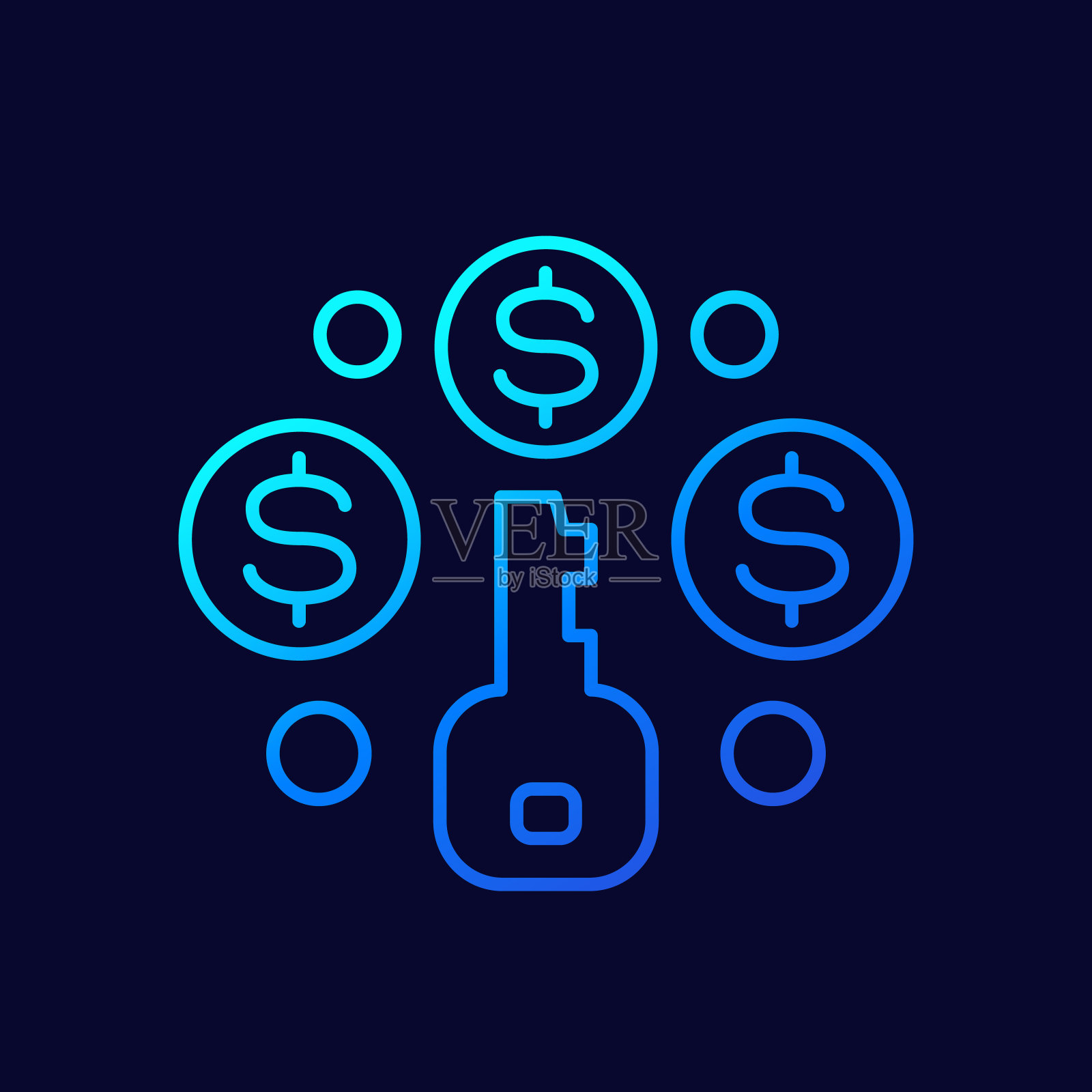 健身、养生、健身圈上的潮流图标插画图片素材