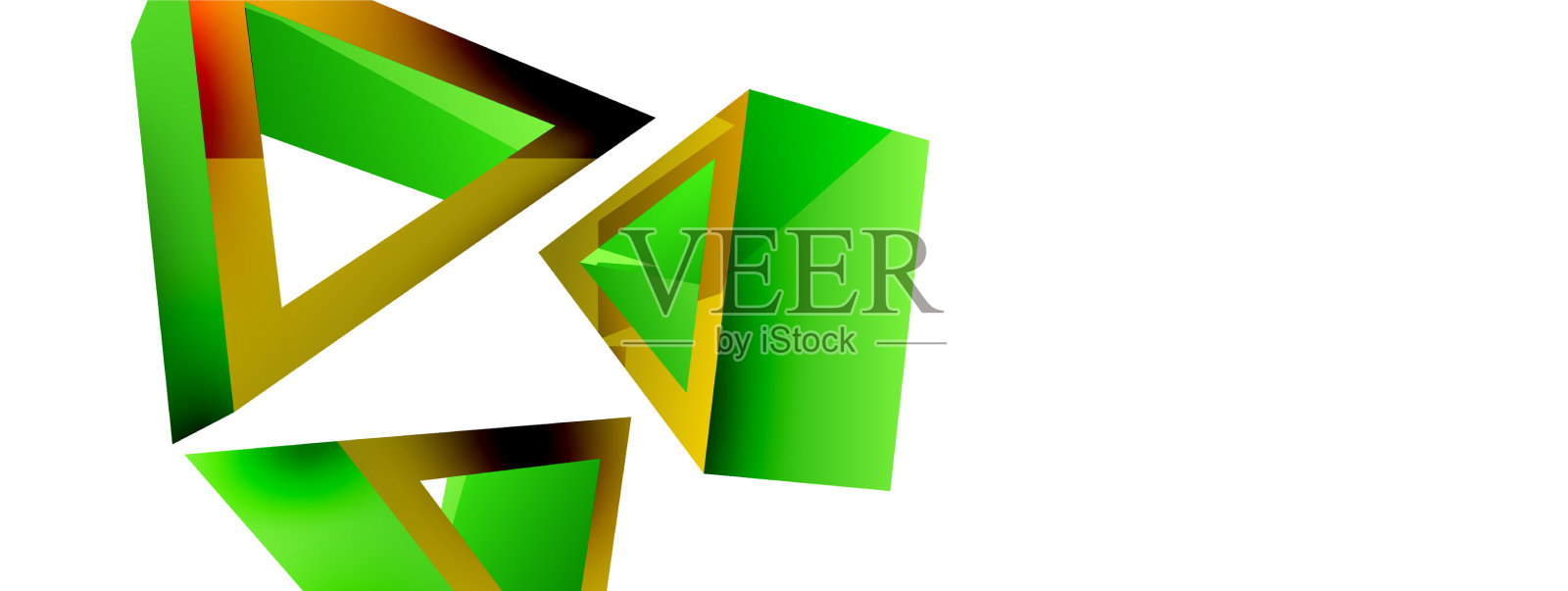 三角形抽象背景3d基本插画图片素材