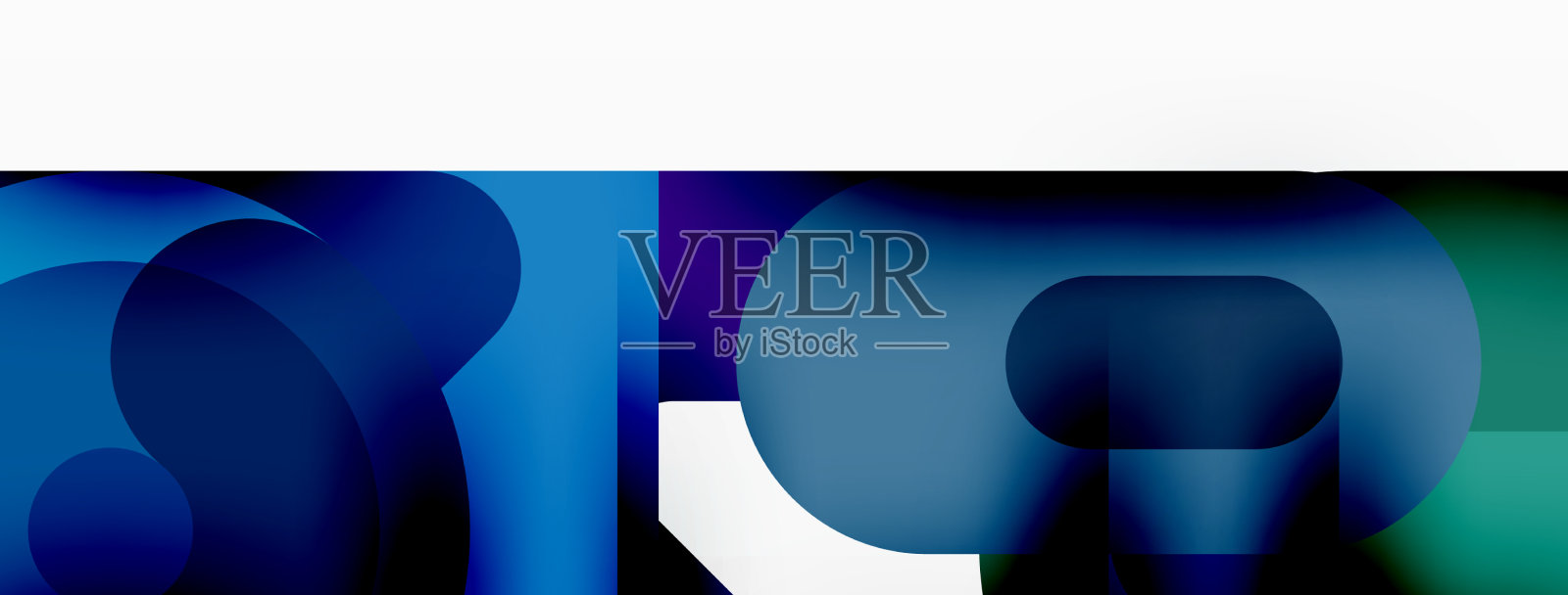 创意几何墙纸圆线插画图片素材