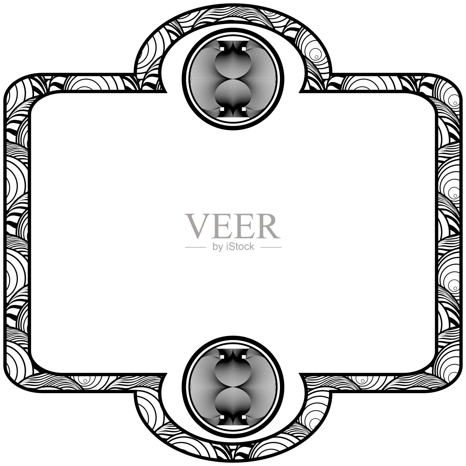 装饰框插画图片素材