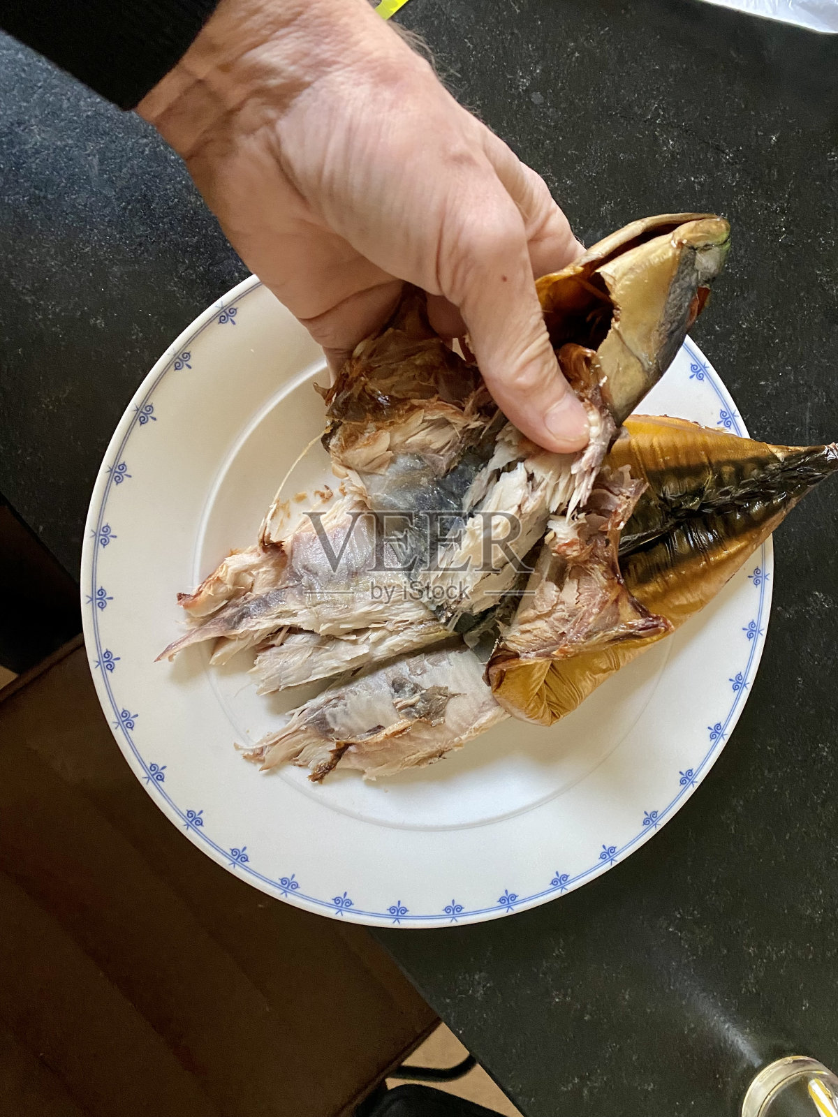 烟熏马鲛鱼照片摄影图片