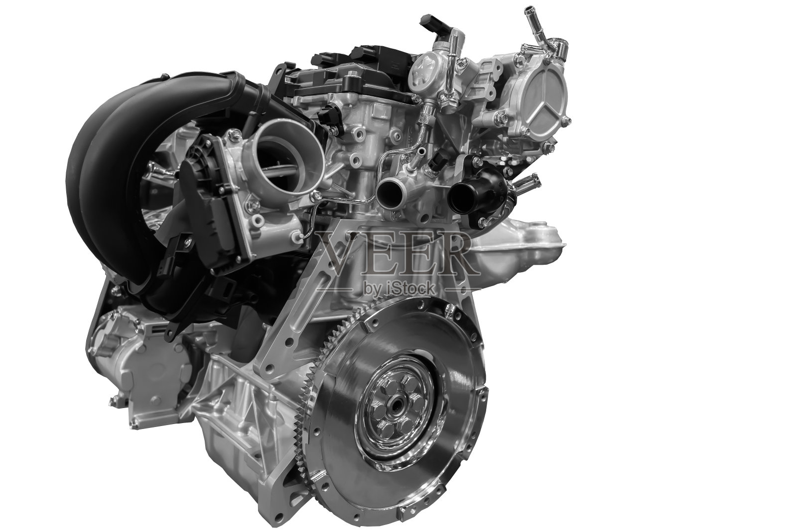 新引擎黑白相间照片摄影图片