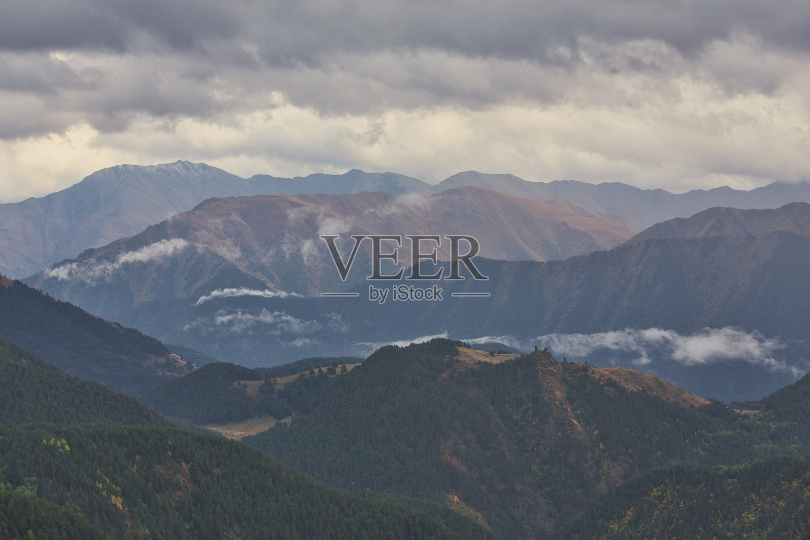 格鲁吉亚高加索山脉照片摄影图片