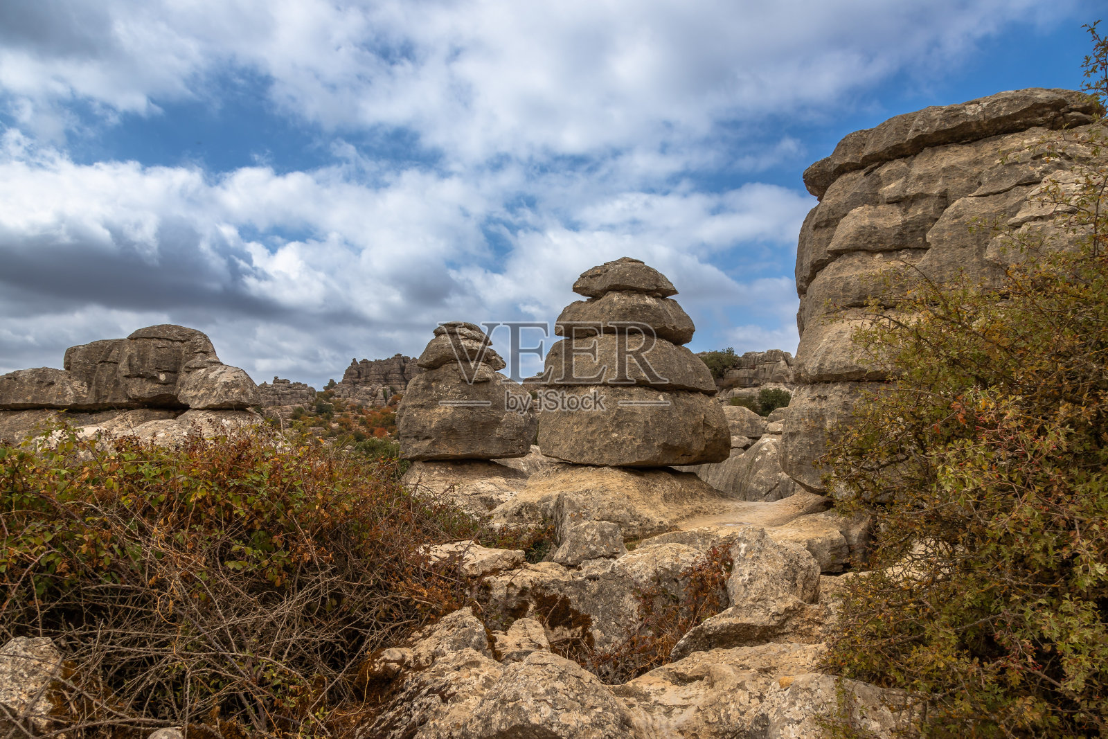 El Torcal de Antequera自然公园保护区照片摄影图片