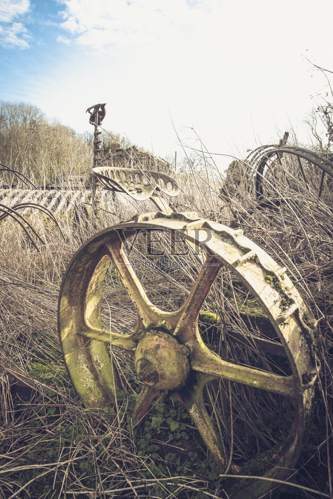 废弃的农舍照片摄影图片
