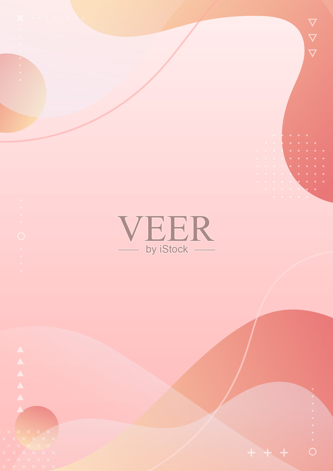 流体和动态形状的抽象背景。壁纸渐变液体形状,曲线,波浪。插画图片素材