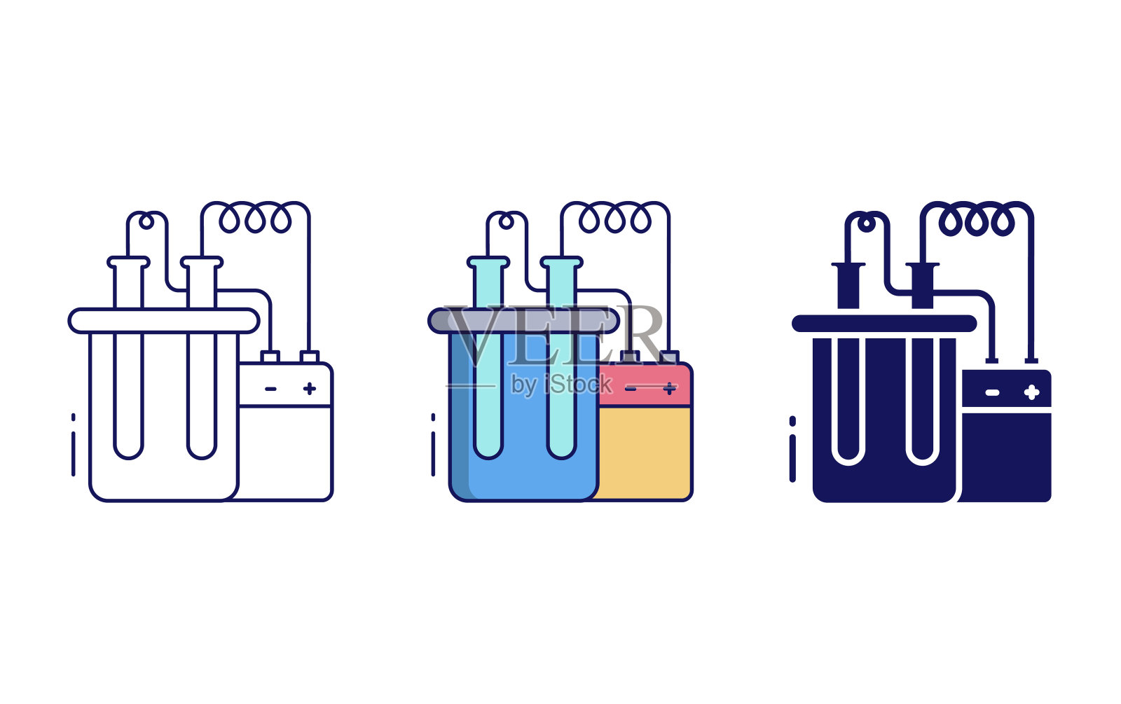化学测试图标插画图片素材