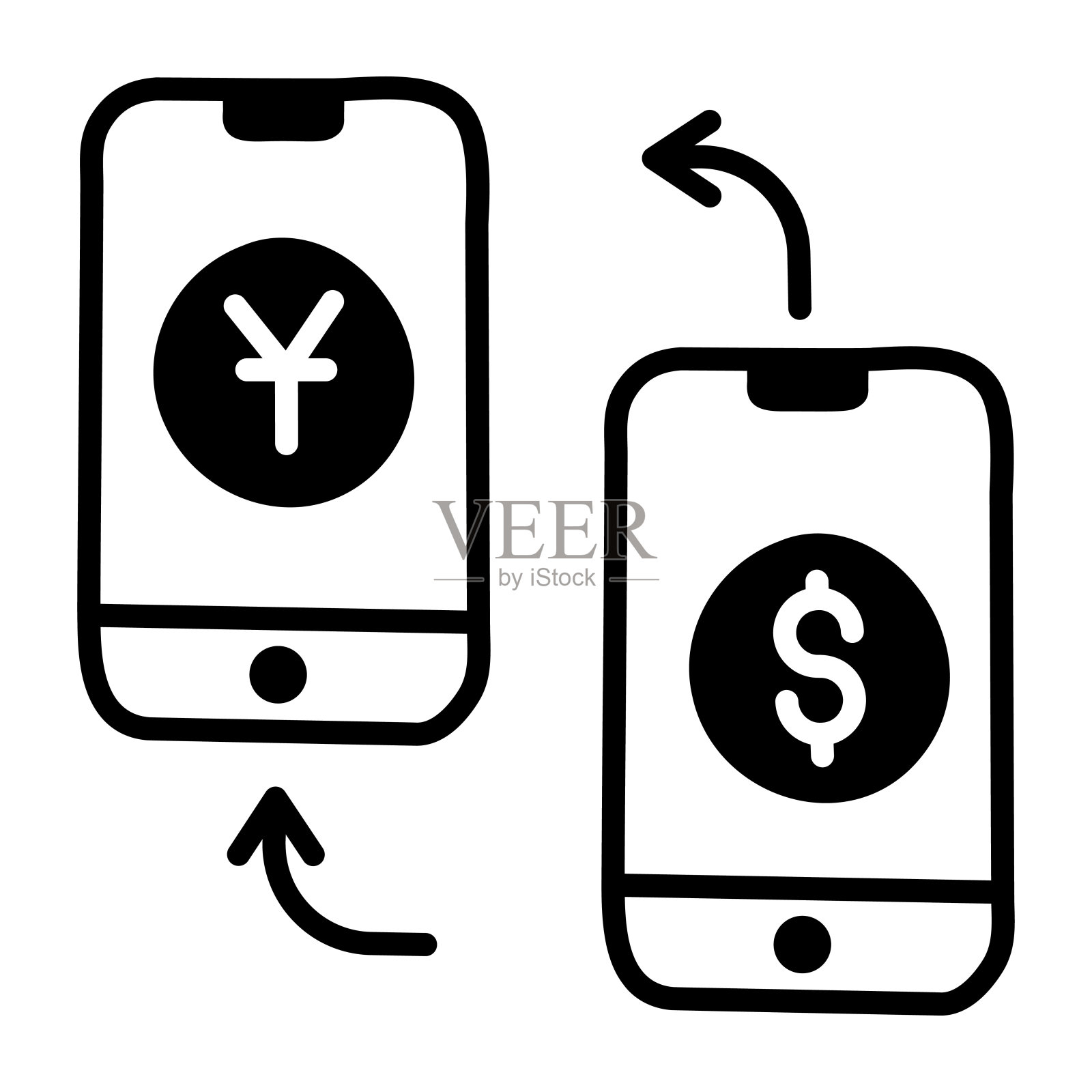 在线交流插画图片素材