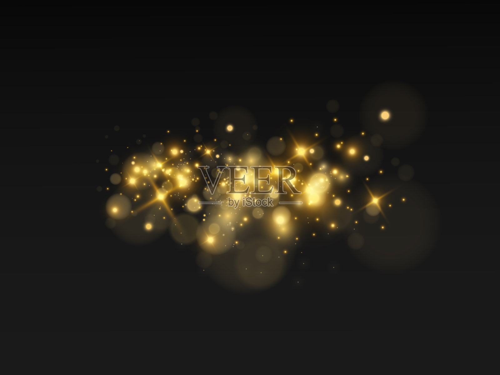 背景上明亮美丽的火花。插画图片素材