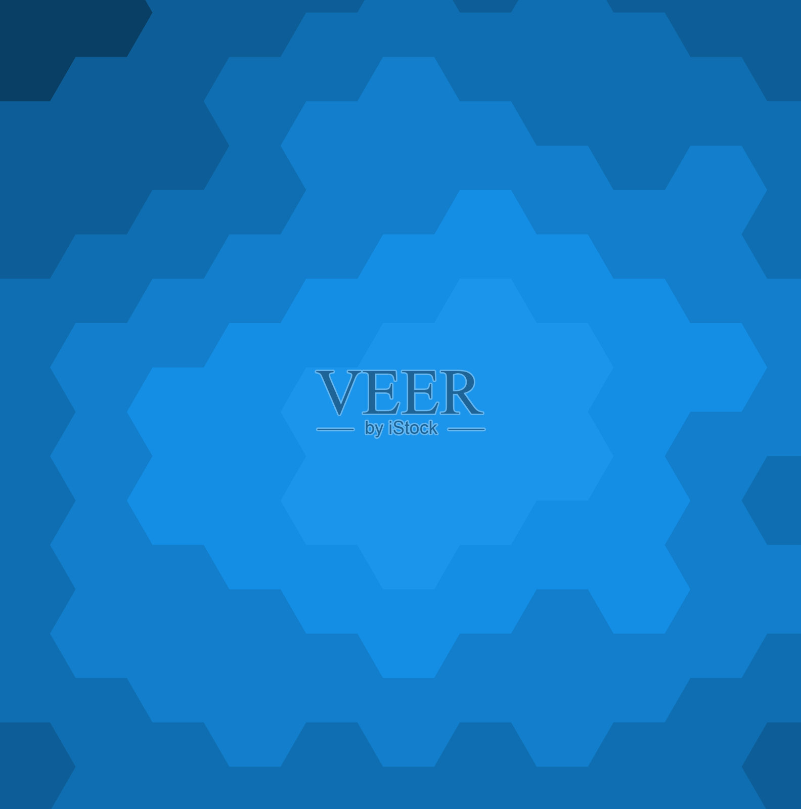 新兴技术网络六边形插画图片素材