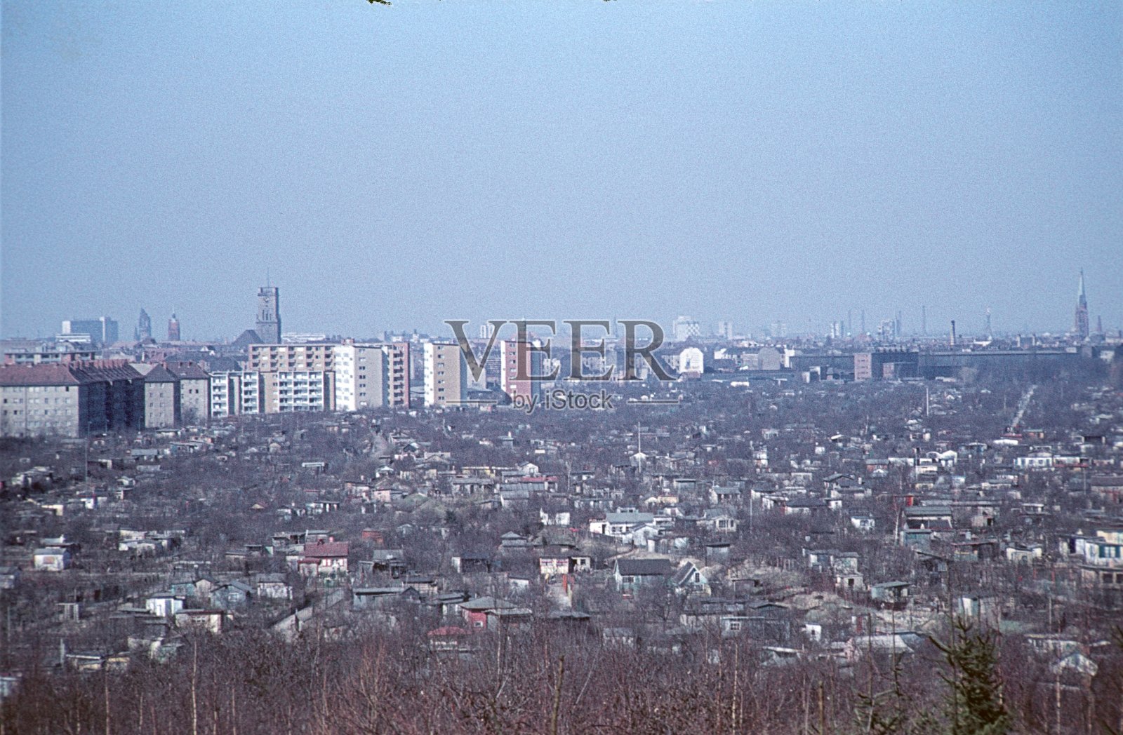 Allotment gardens in the Schöneberg district of Berlin照片摄影图片