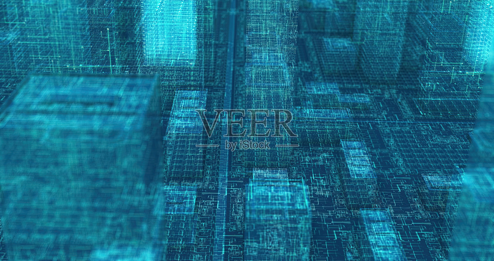 科技数字背景城市照片摄影图片