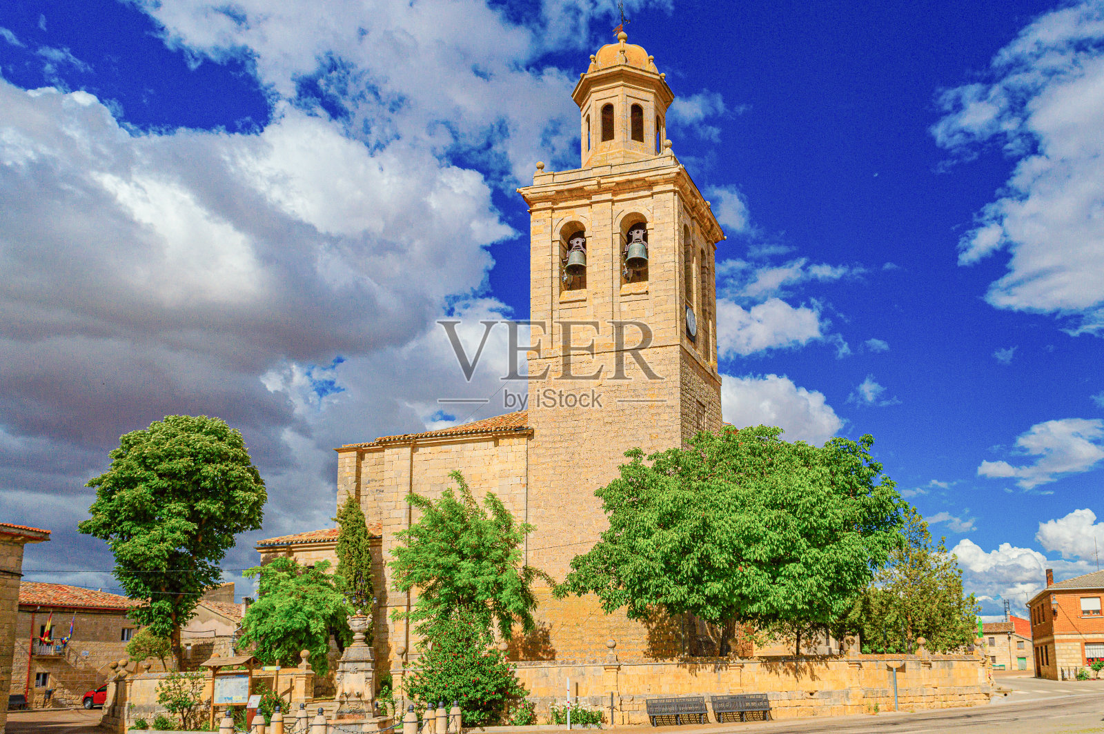 教堂的塔照片摄影图片