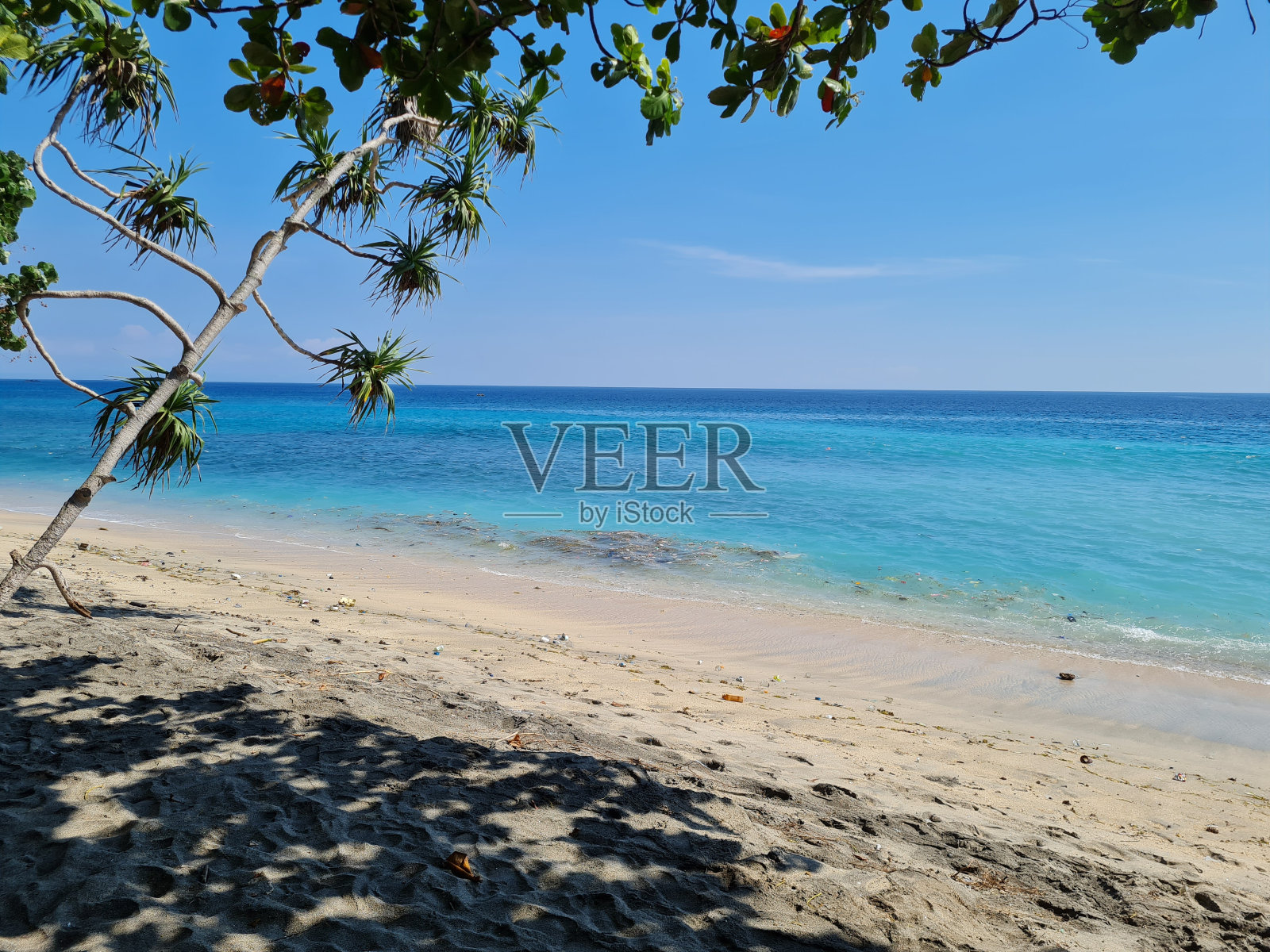 印度尼西亚龙目岛圣吉吉海滩的美丽照片摄影图片