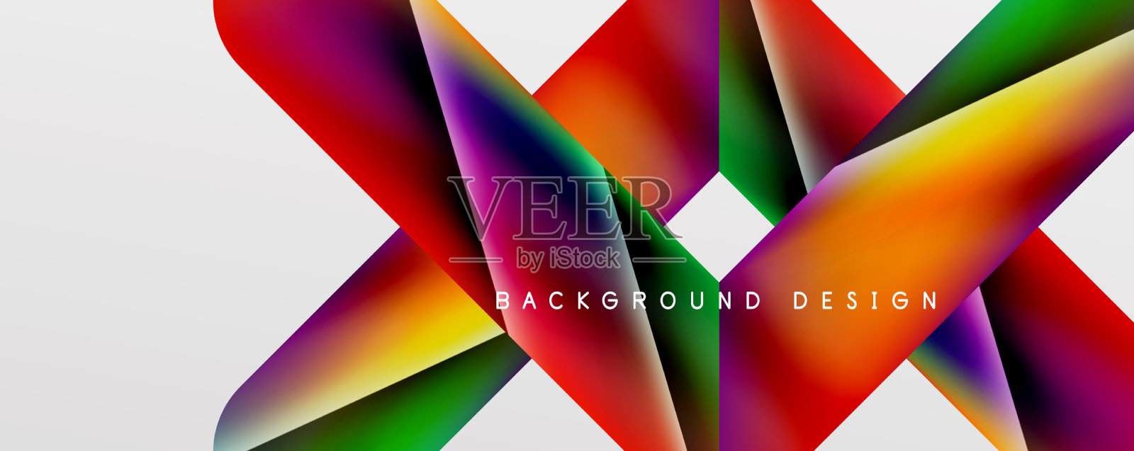 三角形流体颜色梯度抽象背景插画图片素材