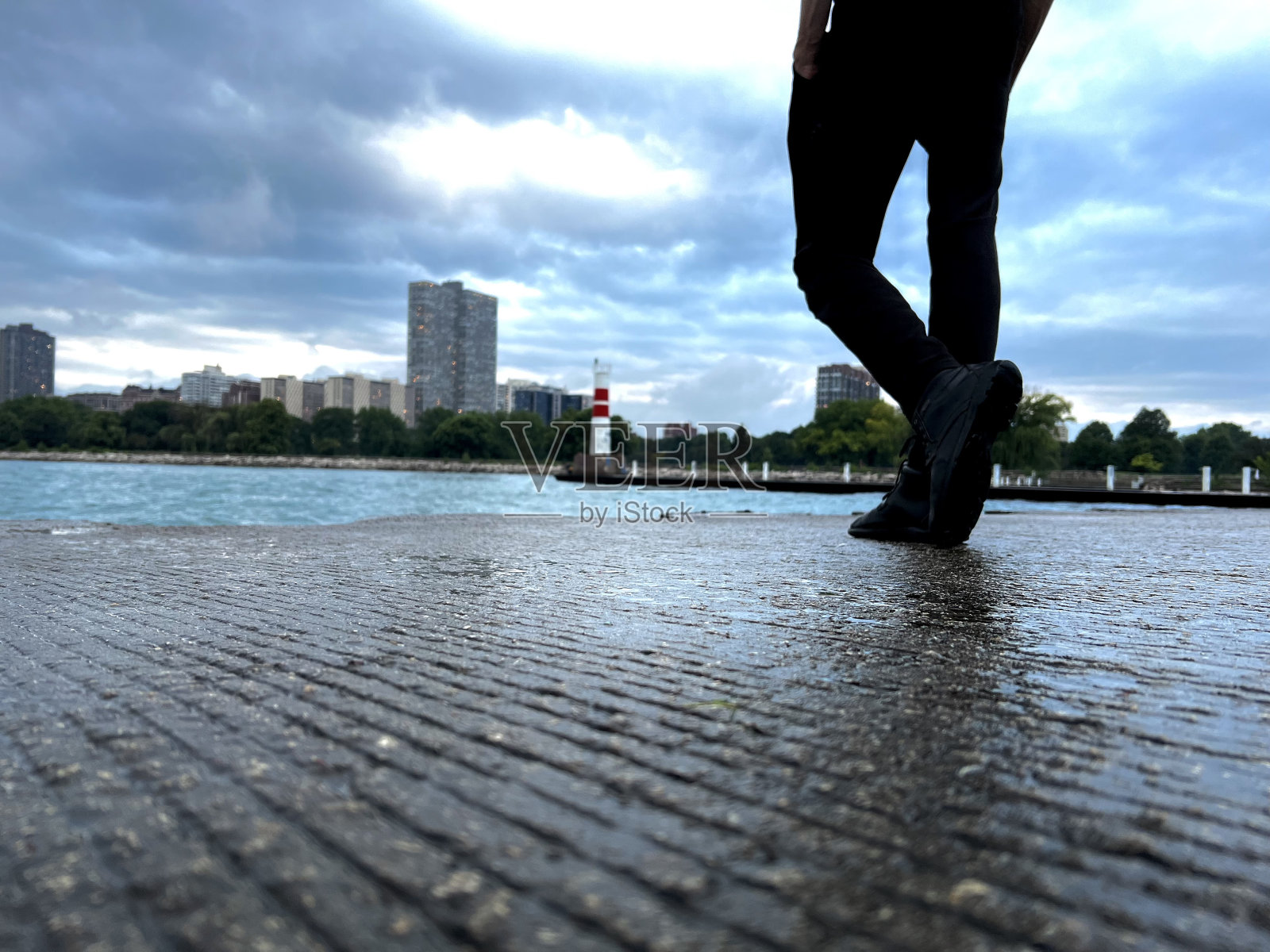 密西根湖照片摄影图片