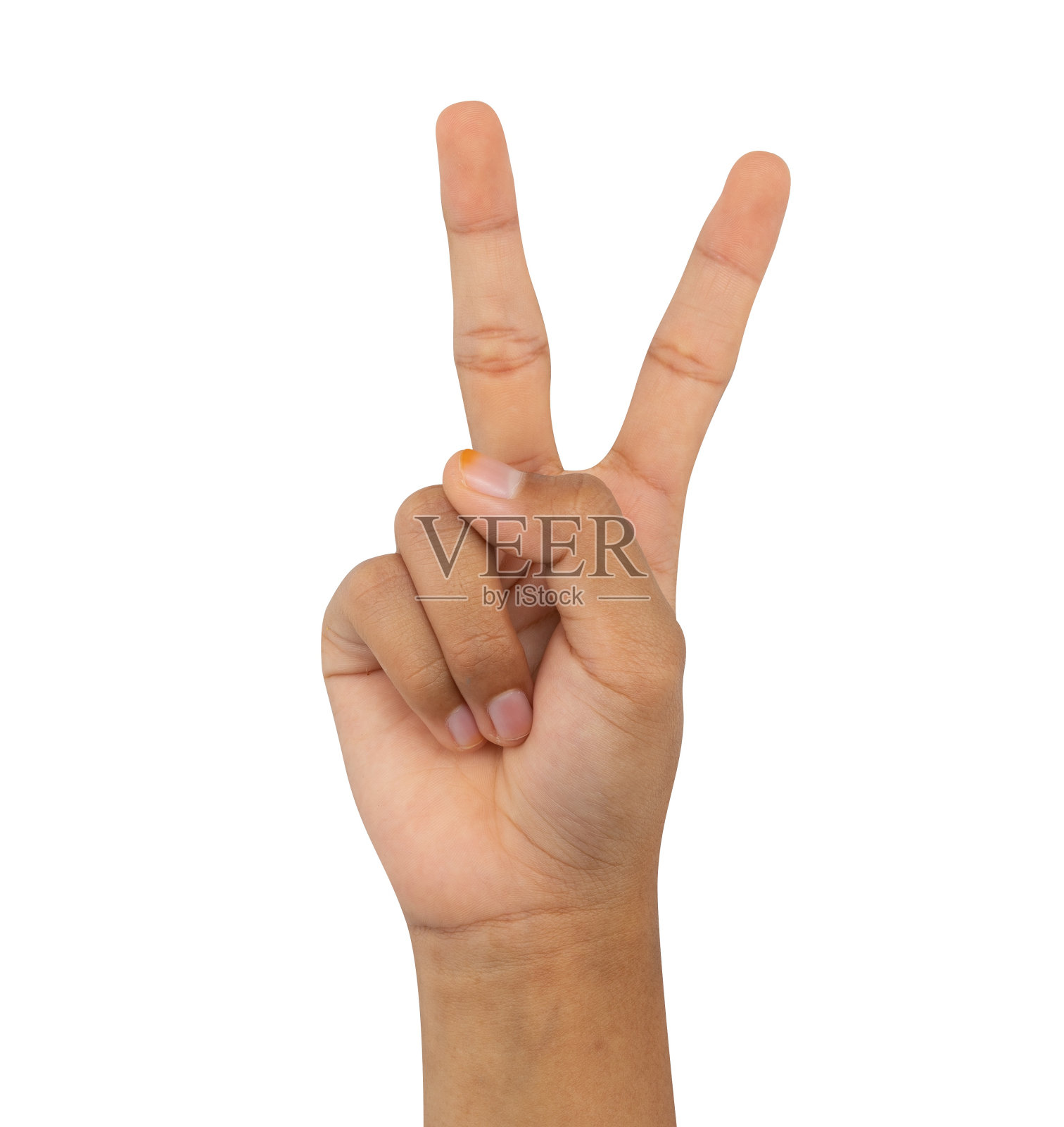 和平手手势符号元素照片摄影图片