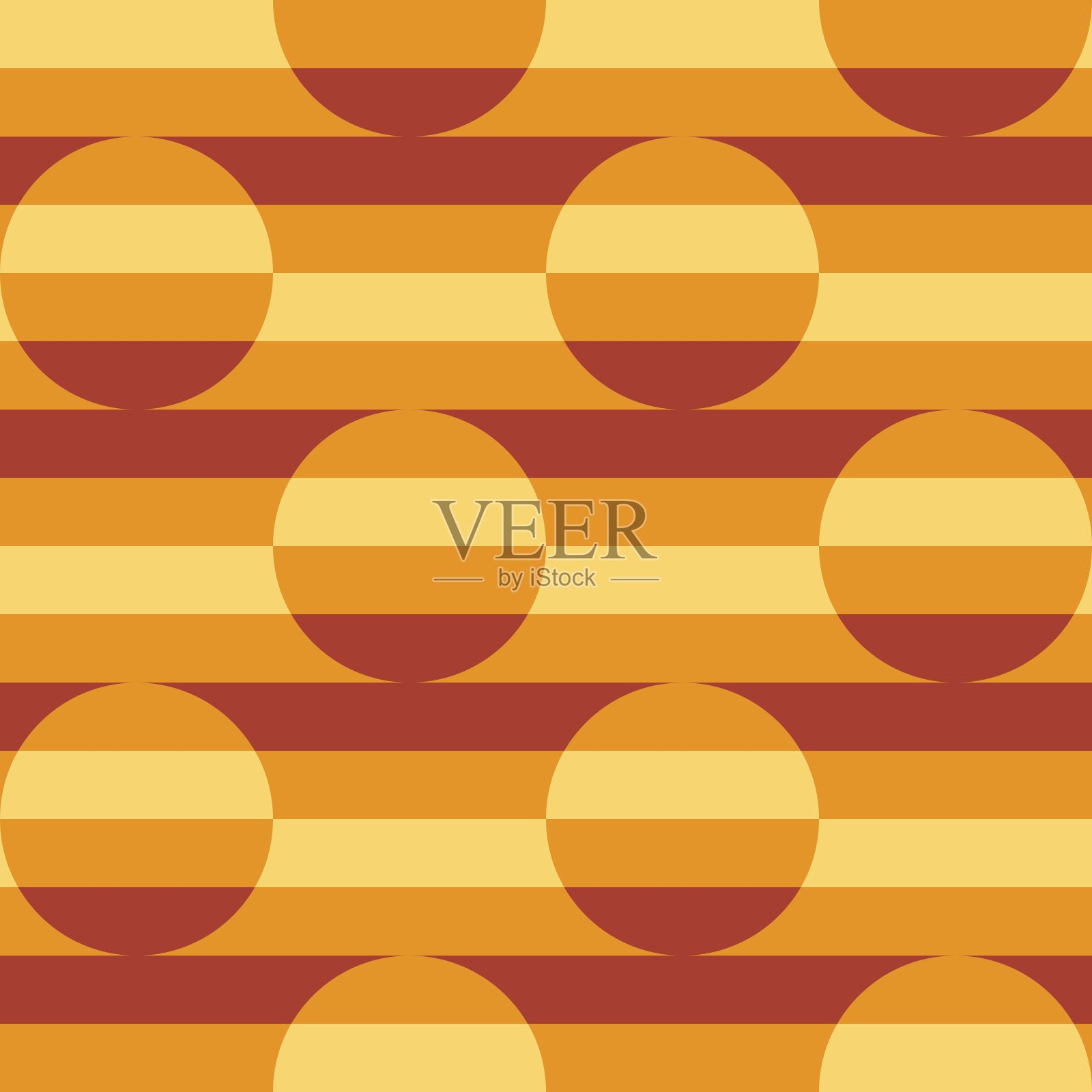 无缝图案装饰任何表面或事物。几何抽象装饰。插画图片素材