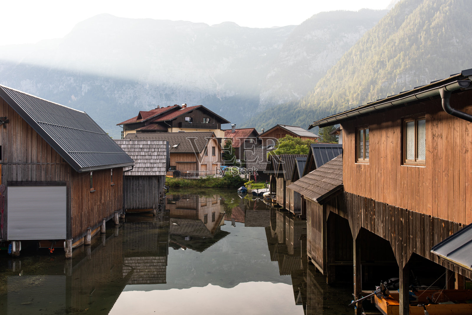 Obertraun景观照片摄影图片