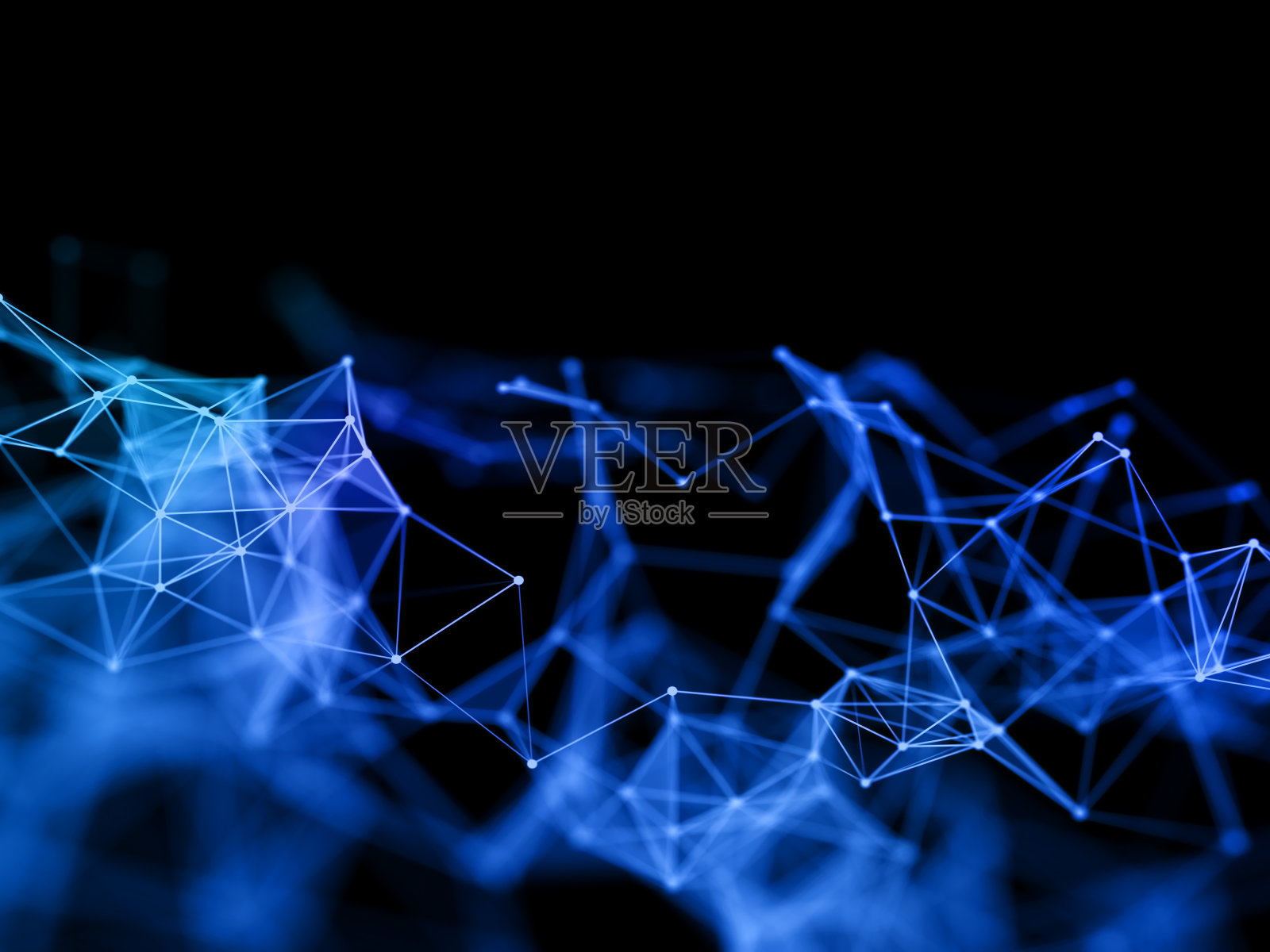 三维网络通信背景与丛设计照片摄影图片