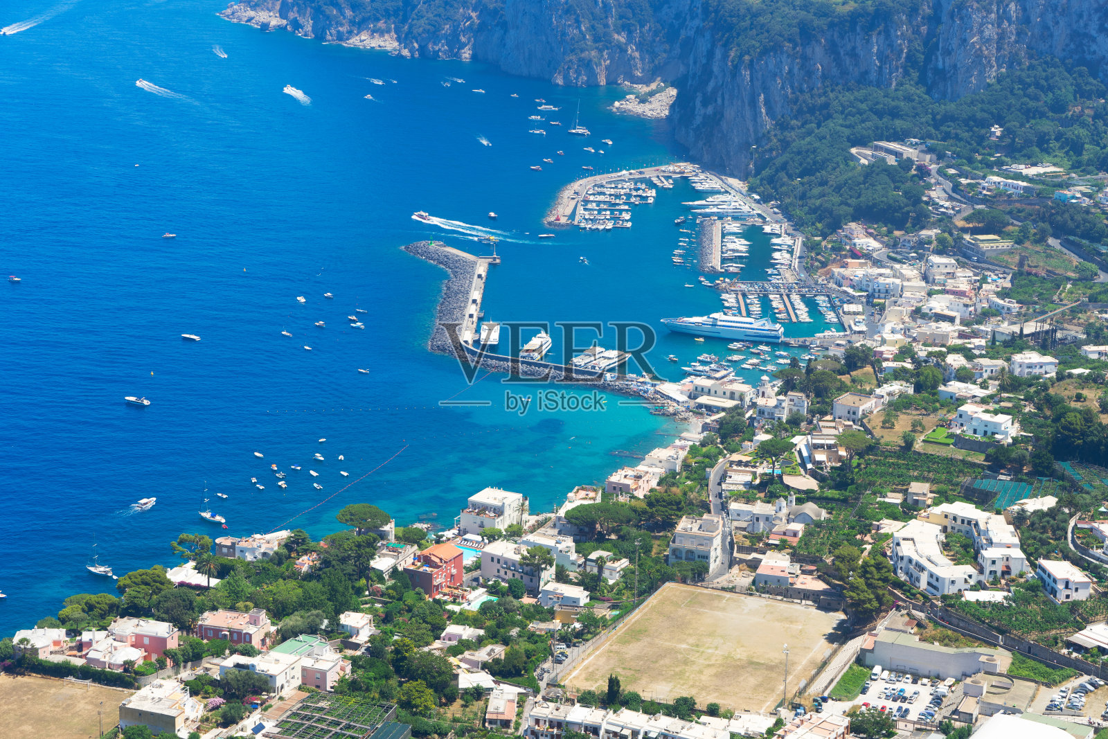 意大利的卡普里岛照片摄影图片